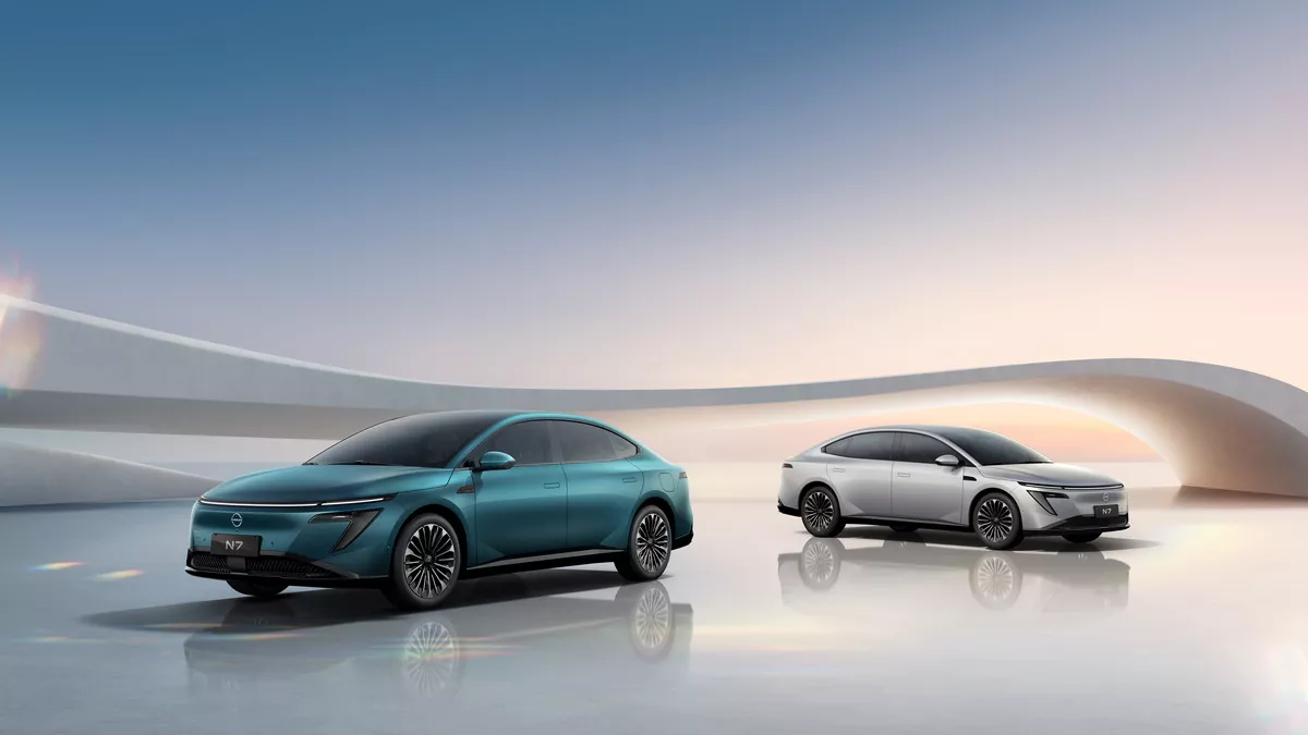 ניסאן N7 החשמלית החדשה (צילום: NISSAN)