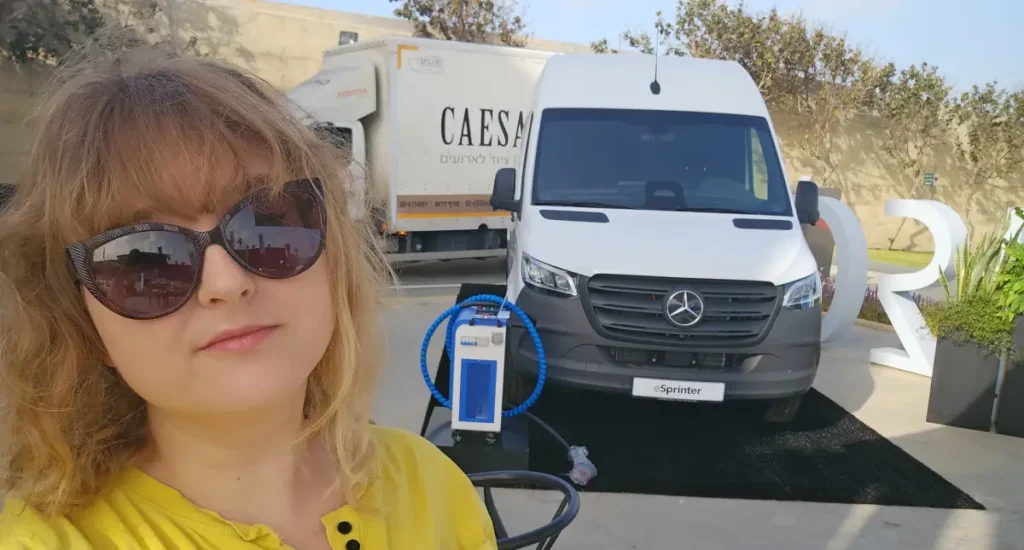 מרצדס eSprinter חשמלית (צילום: פלאג מג)