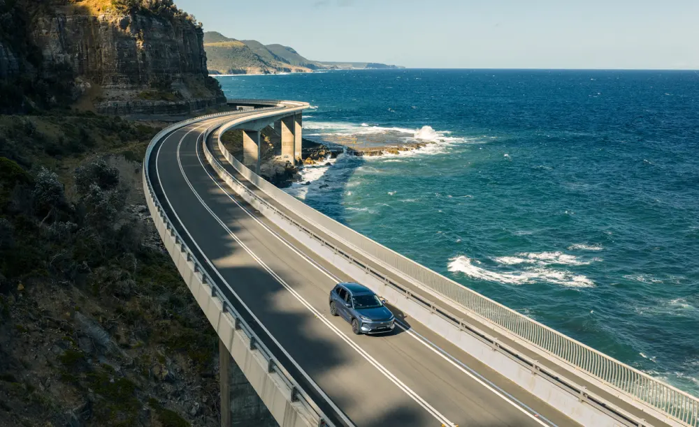 ג'ילי Starray EM-i שובר שיא גינס באוסטרליה. צילום: GEELY