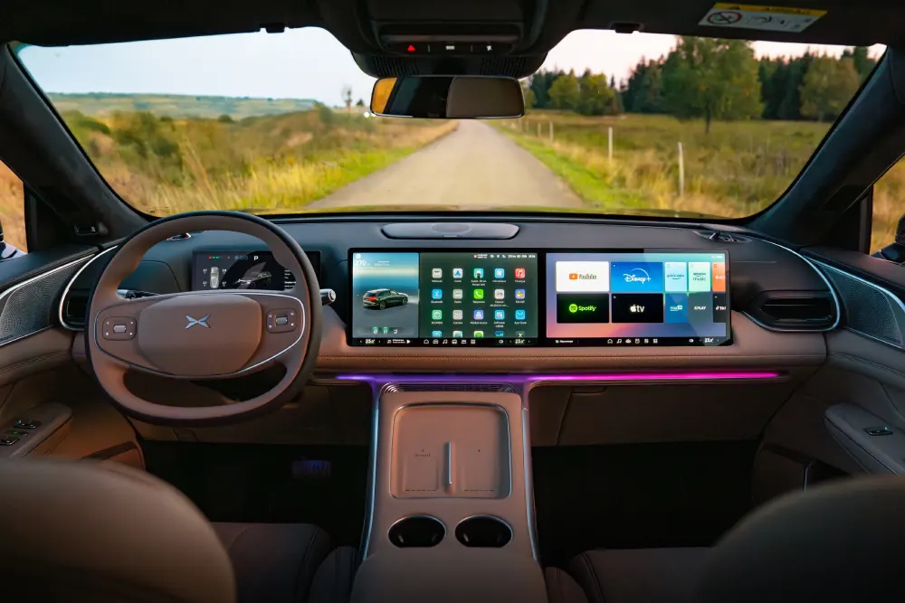 אקספנג G9 מבפנים (צילום: יצרן, XPENG)