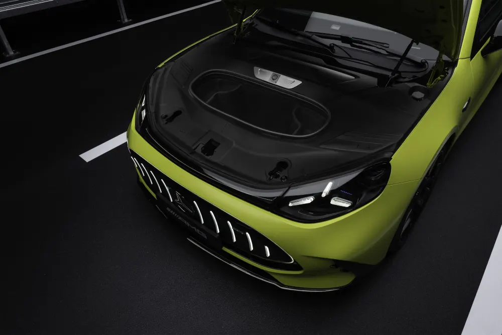 תא המטען הקדמי של מרצדס AMG GT 4-Door Coupé חשמלית (צילום: Mercedes-AMG)