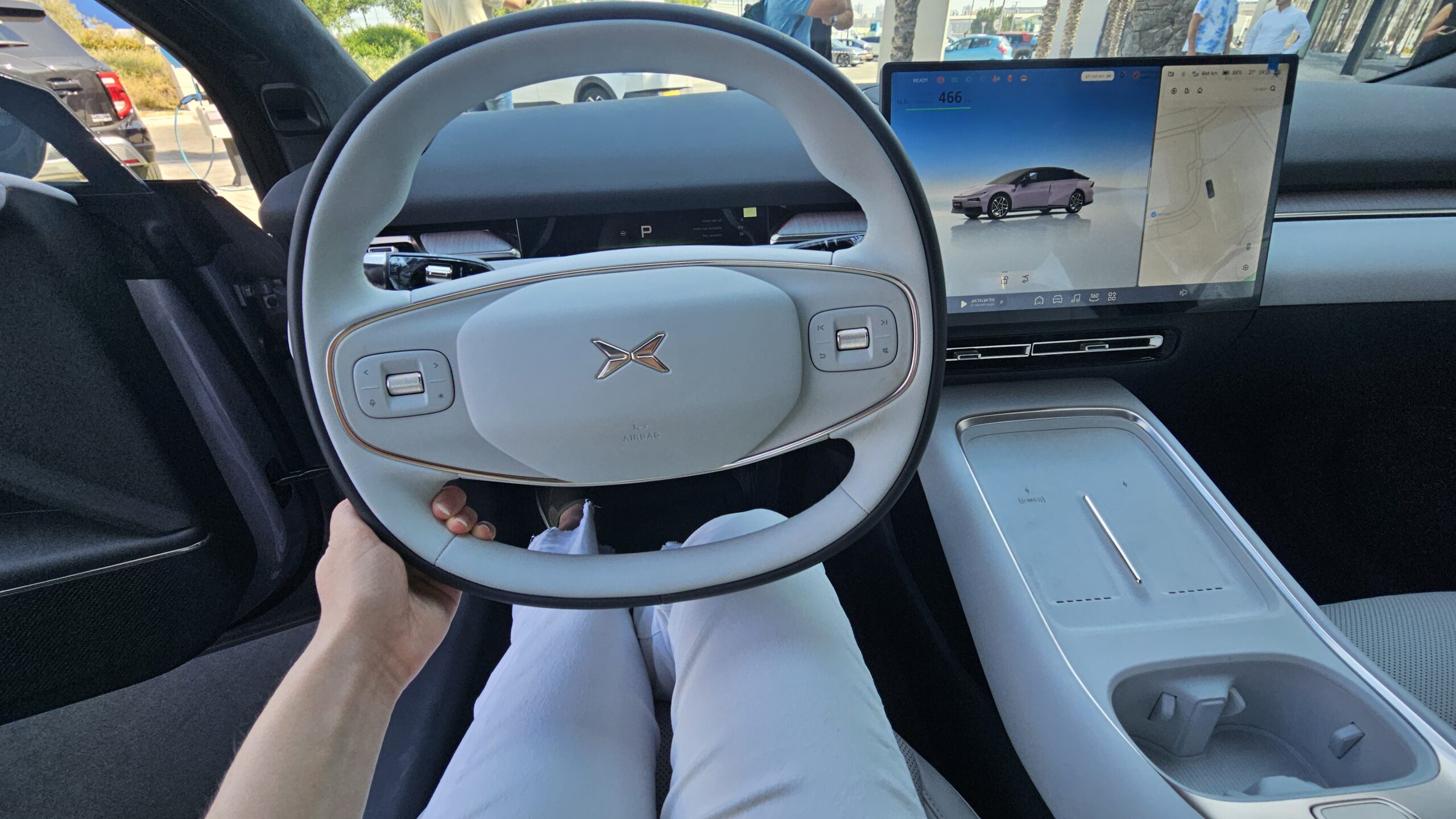XPENG P7+ חשמלי חדש (צילום: פלאג מג)