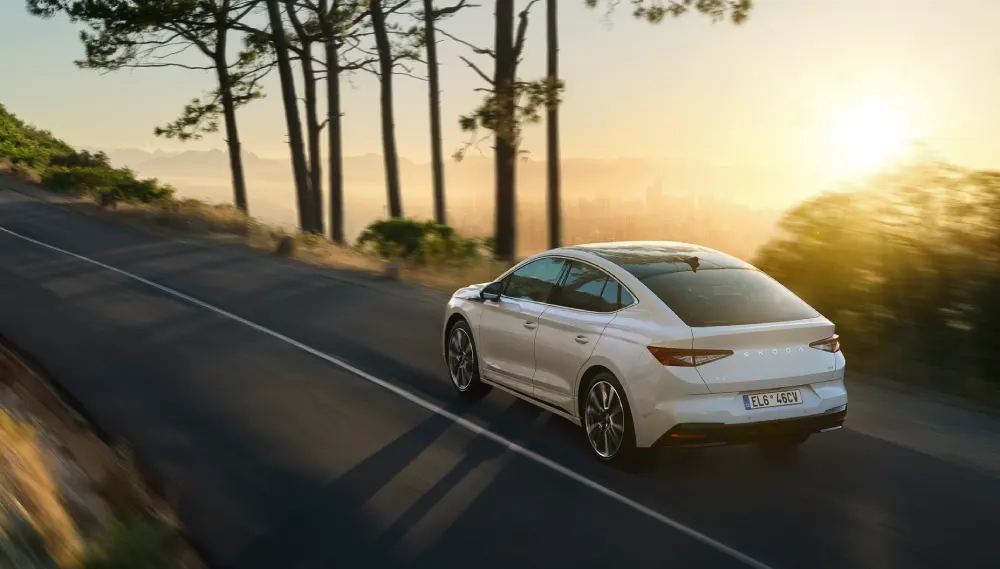 סקודה אניאק קופה חשמלי (צילום: Skoda)