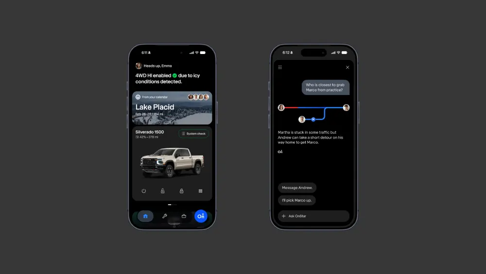 אפליקציית OnStar (צילום: GM)